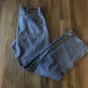 Wrangler Jeans Premium Quality Blue Denim Cotton Regular Fit Size 35 x 30
